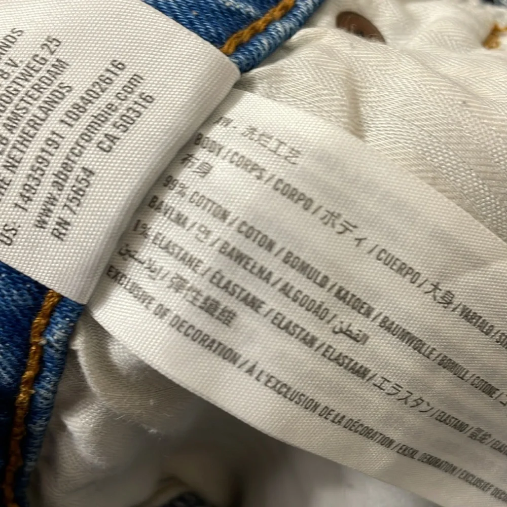 Abercrombie & Fitch High Rise Mom Shorts size 28 - Picture 7 of 10